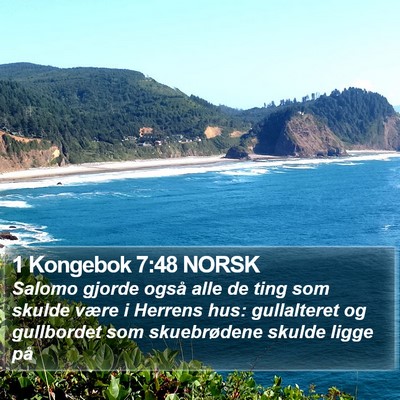 1 Kongebok 7:48 NORSK Bible Verse Image