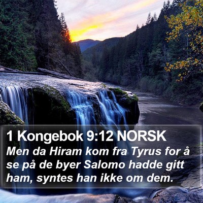 1 Kongebok 9:12 NORSK Bible Verse Image