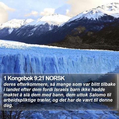 1 Kongebok 9:21 NORSK Bible Verse Image
