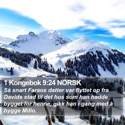 1 Kongebok 9:24 NORSK Bible Verse Image
