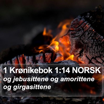 1 Krønikebok 1:14 NORSK Bible Verse Image