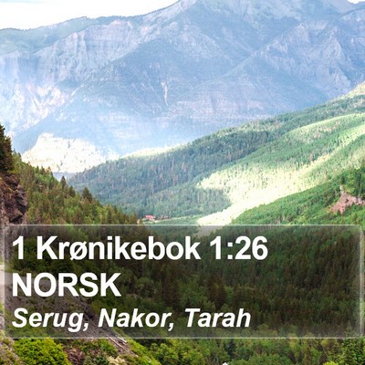 1 Krønikebok 1:26 NORSK Bible Verse Image
