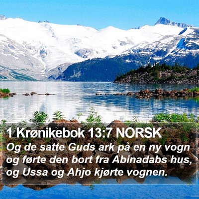 1 Krønikebok 13:7 NORSK Bible Verse Image