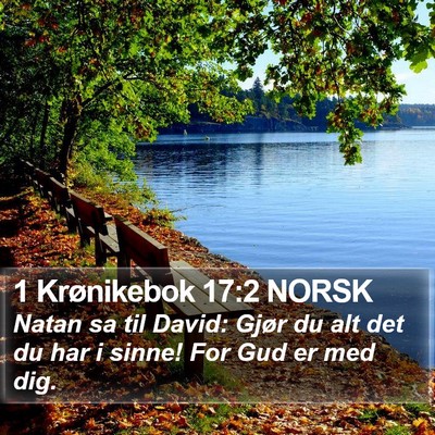 1 Krønikebok 17:2 NORSK Bible Verse Image