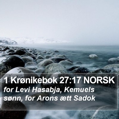 1 Krønikebok 27:17 NORSK Bible Verse Image