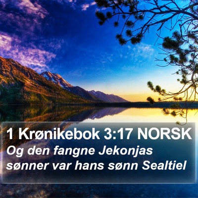 1 Krønikebok 3:17 NORSK Bible Verse Image