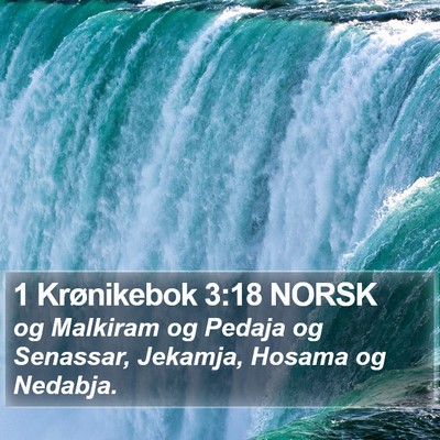 1 Krønikebok 3:18 NORSK Bible Verse Image