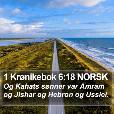 1 Krønikebok 6:18 NORSK Bible Verse Image