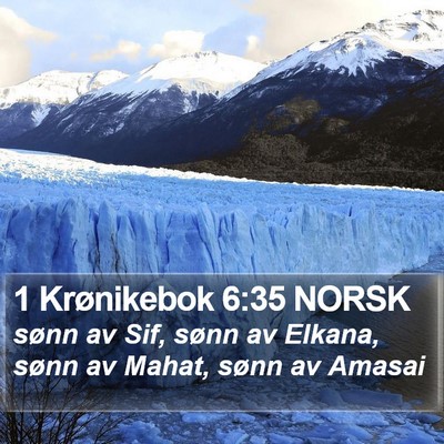 1 Krønikebok 6:35 NORSK Bible Verse Image
