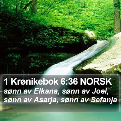 1 Krønikebok 6:36 NORSK Bible Verse Image
