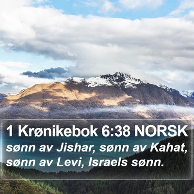 1 Krønikebok 6:38 NORSK Bible Verse Image