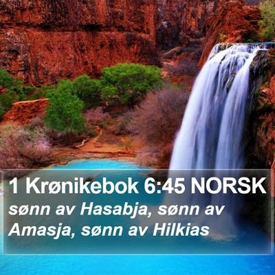 1 Krønikebok 6:45 NORSK Bible Verse Image