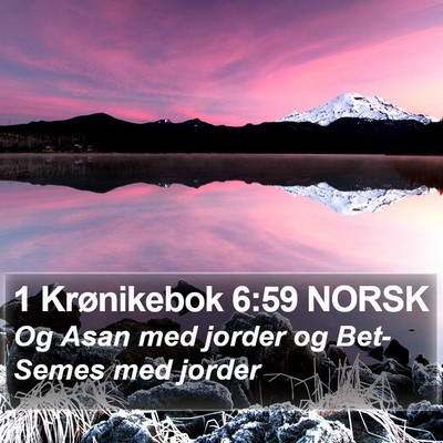 1 Krønikebok 6:59 NORSK Bible Verse Image