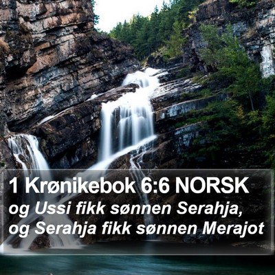 1 Krønikebok 6:6 NORSK Bible Verse Image