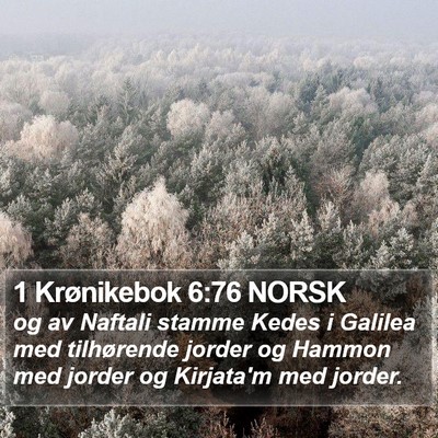 1 Krønikebok 6:76 NORSK Bible Verse Image