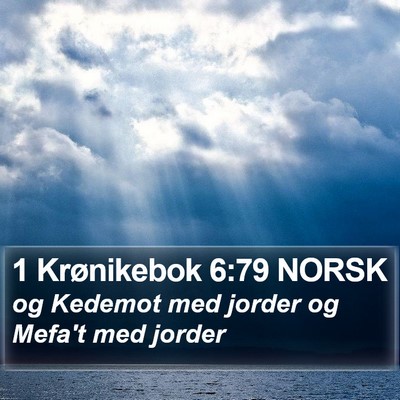 1 Krønikebok 6:79 NORSK Bible Verse Image