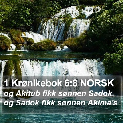 1 Krønikebok 6:8 NORSK Bible Verse Image