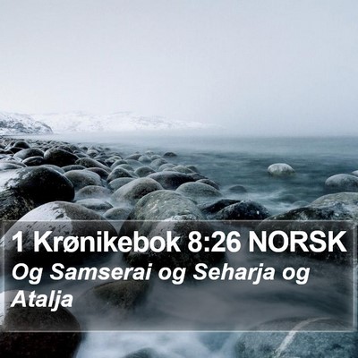 1 Krønikebok 8:26 NORSK Bible Verse Image