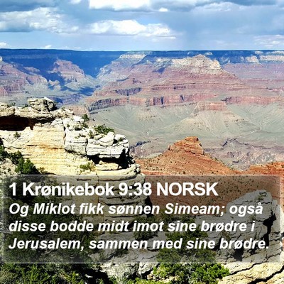 1 Krønikebok 9:38 NORSK Bible Verse Image