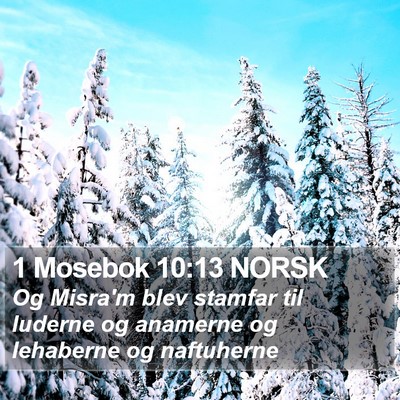 1 Mosebok 10:13 NORSK Bible Verse Image
