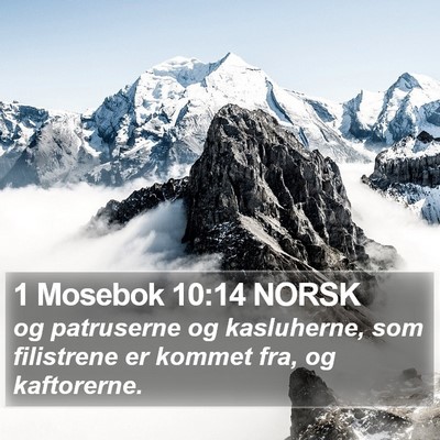 1 Mosebok 10:14 NORSK Bible Verse Image