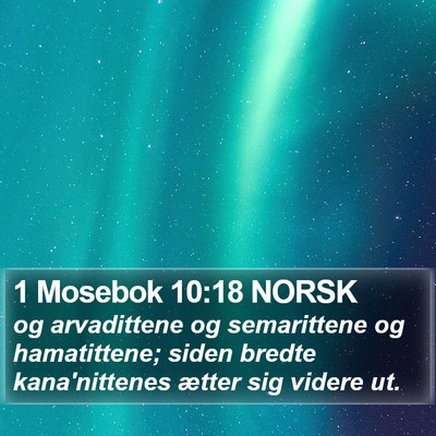 1 Mosebok 10:18 NORSK Bible Verse Image