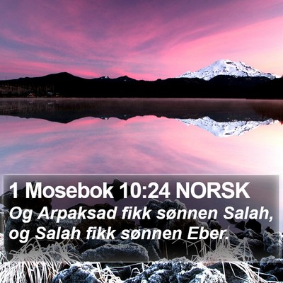1 Mosebok 10:24 NORSK Bible Verse Image