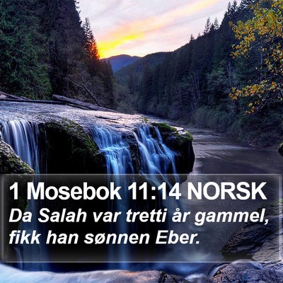 1 Mosebok 11:14 NORSK Bible Verse Image