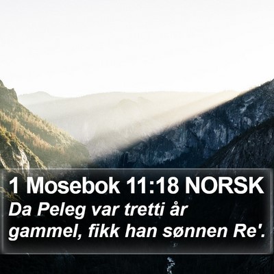 1 Mosebok 11:18 NORSK Bible Verse Image