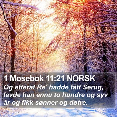 1 Mosebok 11:21 NORSK Bible Verse Image
