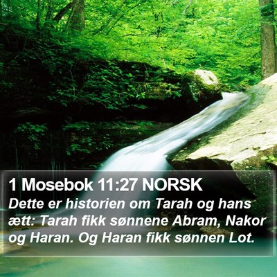 1 Mosebok 11:27 NORSK Bible Verse Image