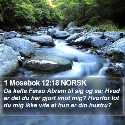 1 Mosebok 12:18 NORSK Bible Verse Image