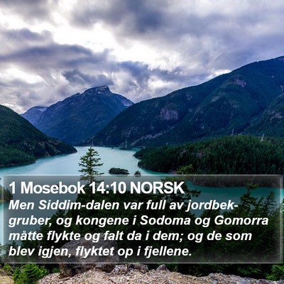 1 Mosebok 14:10 NORSK Bible Verse Image