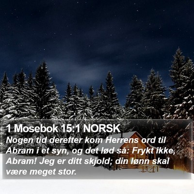 1 Mosebok 15:1 NORSK Bible Verse Image