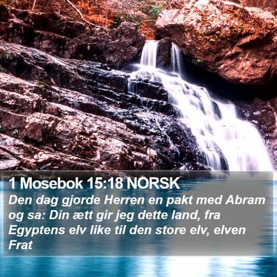 1 Mosebok 15:18 NORSK Bible Verse Image