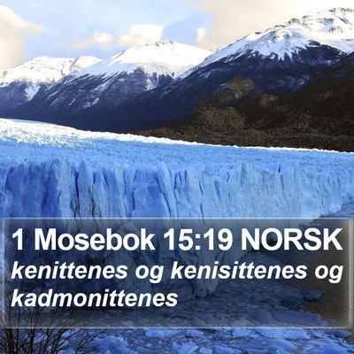 1 Mosebok 15:19 NORSK Bible Verse Image