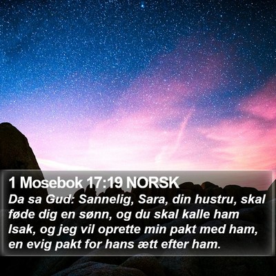 1 Mosebok 17:19 NORSK Bible Verse Image