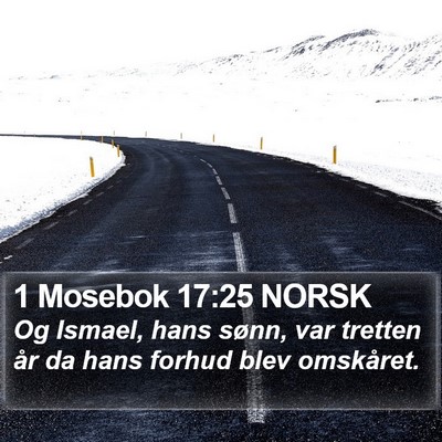 1 Mosebok 17:25 NORSK Bible Verse Image