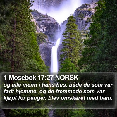 1 Mosebok 17:27 NORSK Bible Verse Image