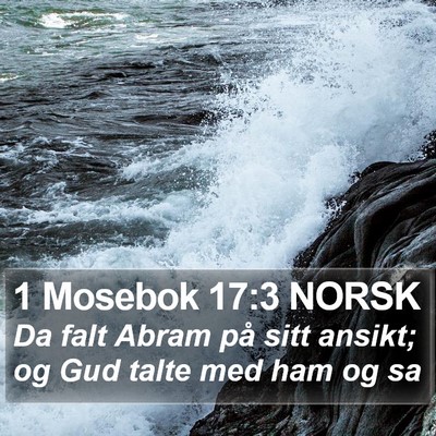 1 Mosebok 17:3 NORSK Bible Verse Image