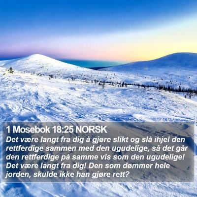 1 Mosebok 18:25 NORSK Bible Verse Image