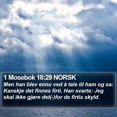 1 Mosebok 18:29 NORSK Bible Verse Image