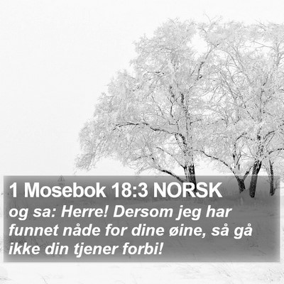 1 Mosebok 18:3 NORSK Bible Verse Image