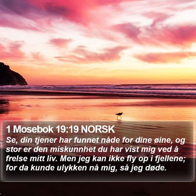 1 Mosebok 19:19 NORSK Bible Verse Image