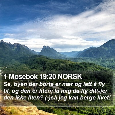 1 Mosebok 19:20 NORSK Bible Verse Image