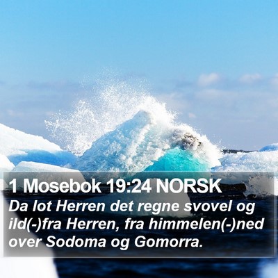 1 Mosebok 19:24 NORSK Bible Verse Image