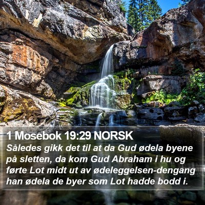 1 Mosebok 19:29 NORSK Bible Verse Image