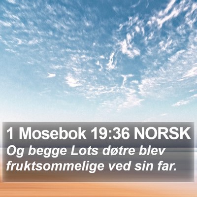 1 Mosebok 19:36 NORSK Bible Verse Image
