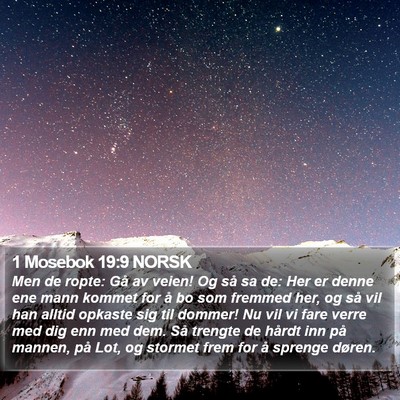 1 Mosebok 19:9 NORSK Bible Verse Image