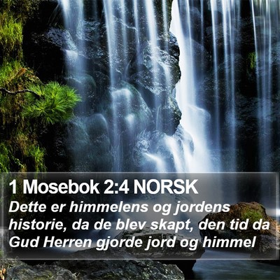 1 Mosebok 2:4 NORSK Bible Verse Image